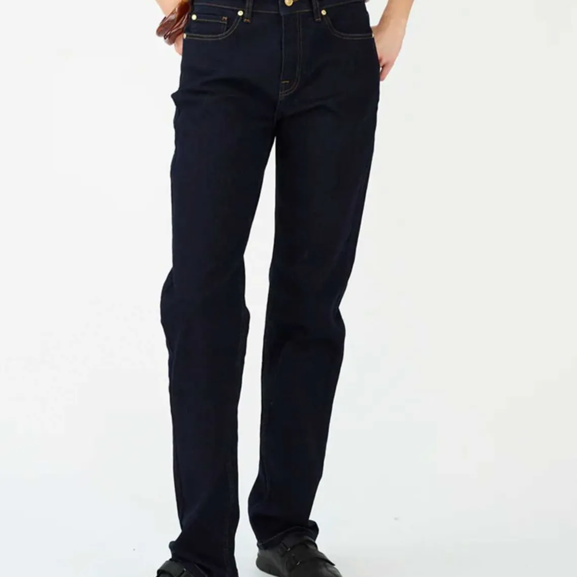 TONYA CROPPED JEANS WASH RINSE VICKY | DENIM BLUE