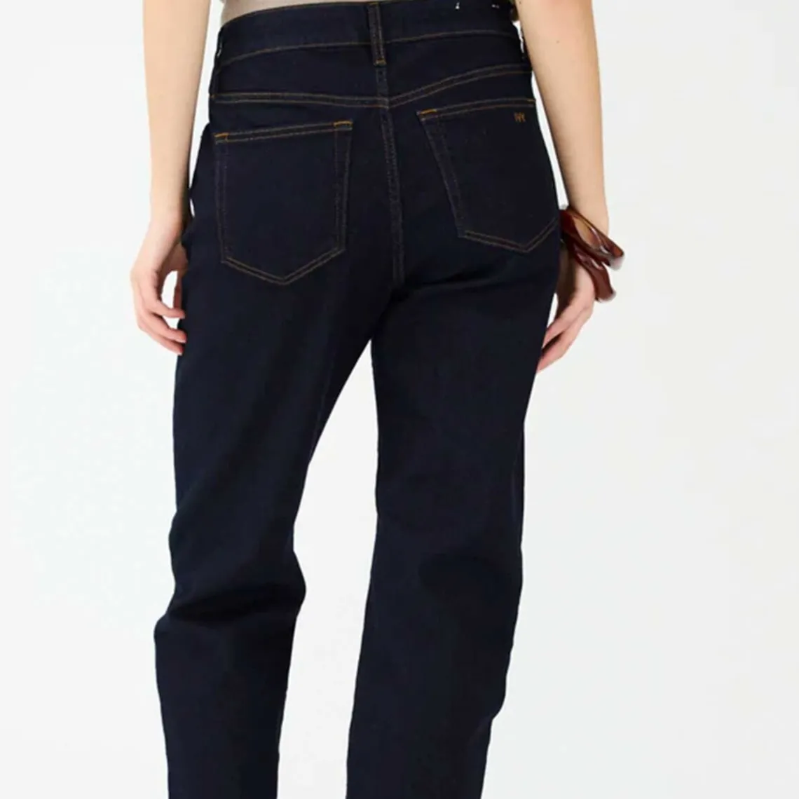 TONYA CROPPED JEANS WASH RINSE VICKY | DENIM BLUE