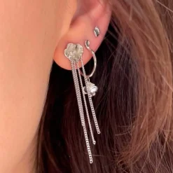 TOUT PETIT ILE DE L'AMOUR ØRERINGE - 1 STK. | SØLV