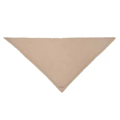 TRIANGLE SOLID LOGO CASHMERE TØRKLÆDE | DUNE BEIGE