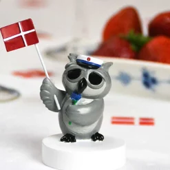 UGLE MED ROSE OG FLAG | BLÅ