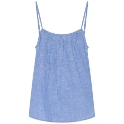 VANCOUVER TOP | MEDIUM BLUE STRIPE