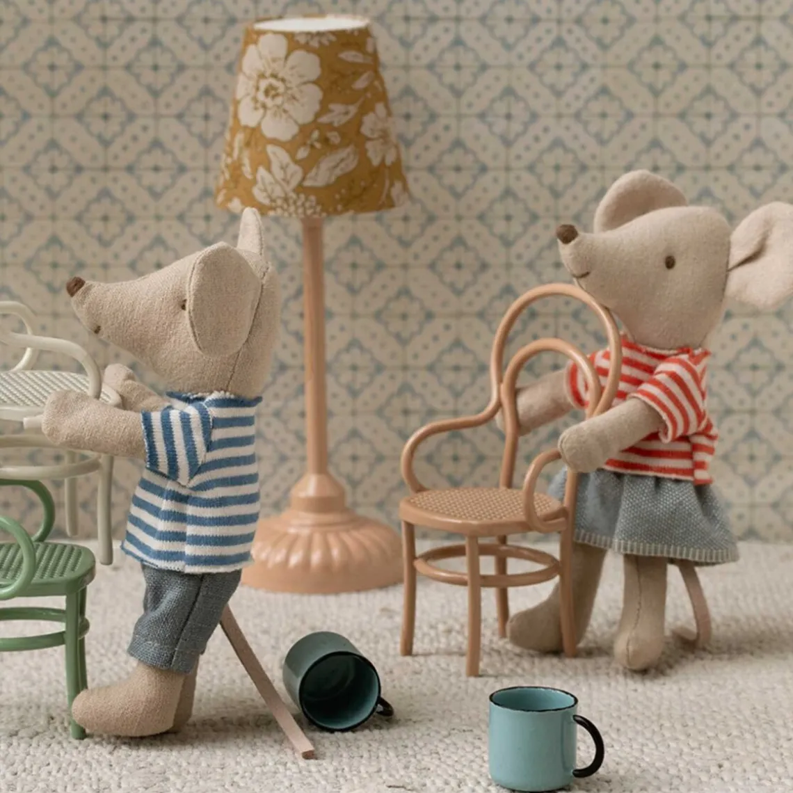 VINTAGESTOL TIL MUS | MØRK PUDDER