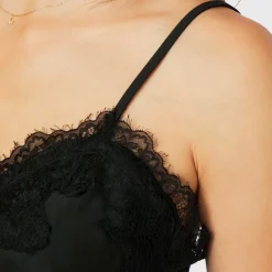 VIOLE LACE TOP | BLACK