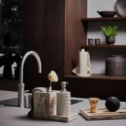 VITA OPVASKEHOLDER I MARMOR 11X21X14 CM | SEASHELL