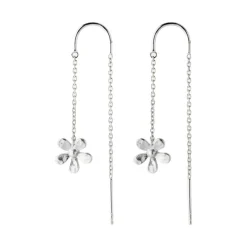 WILD POPPY EARCHAINS | SØLV