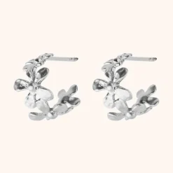 WILD POPPY HOOPS | SØLV