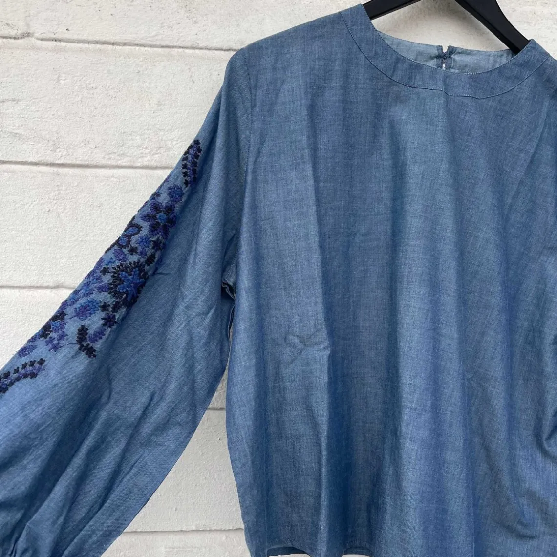 WILMA BLOUSE | CHAMBRAY