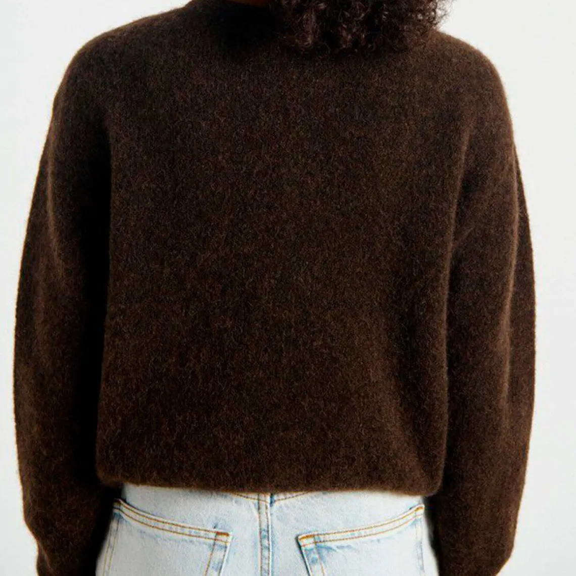 WOMENS CARDIGAN VITOW | COFFEE MELANGE