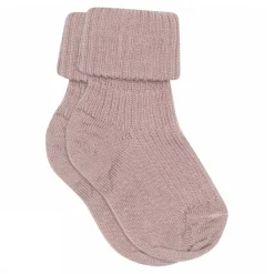 WOOL RIB BABY SOCKS | WOOD ROSE