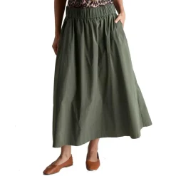 YARA POPLIN SKIRT | ARMY