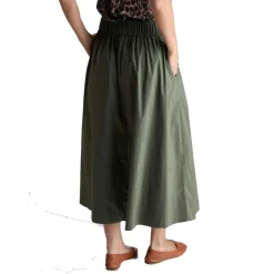 YARA POPLIN SKIRT | ARMY