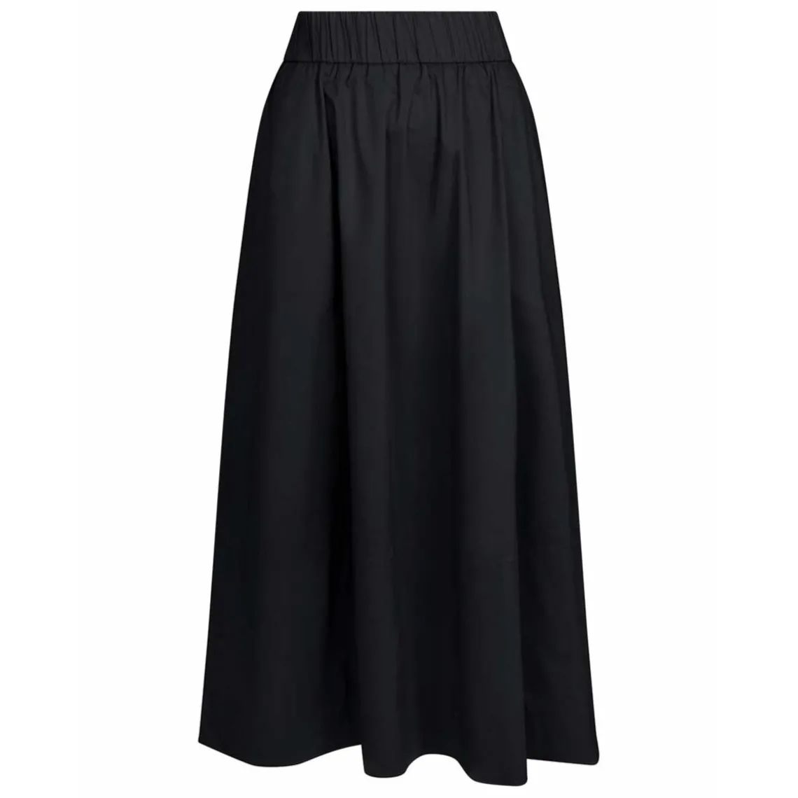 YARA POPLIN SKIRT | BLACK