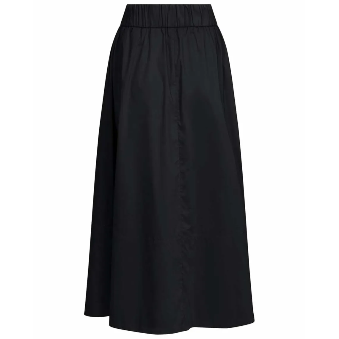 YARA POPLIN SKIRT | BLACK