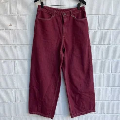 YOPDAY BALLOON JEANS | BORDEAUX