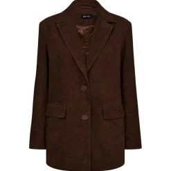 ZENIA SKINDBLAZER | DUSTY BROWN