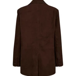 ZENIA SKINDBLAZER | DUSTY BROWN