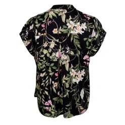 ZENNIA BLOUSE | BLACK FLOWER