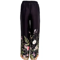ZENNIA PANTS | BLACK FLOWER