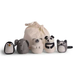 ZOO DYR SÆT M/5 6-8 CM